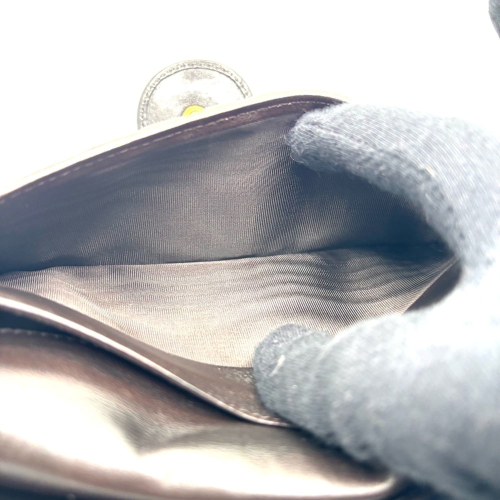 Gucci Brown and Black Clutch with Iconic Monogram - Picture 8 of 10